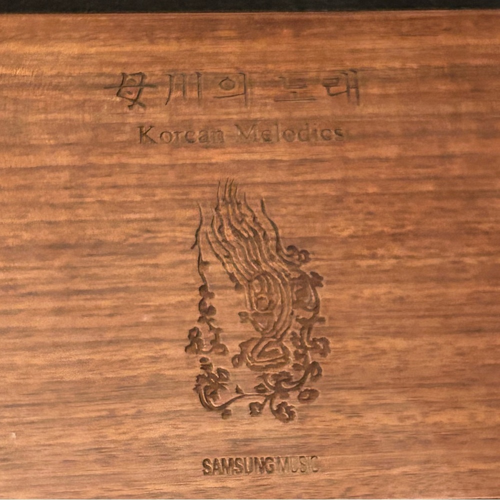 30% off w like Korean melodies Original Samsung Music Box Paperwork Stone NO CD